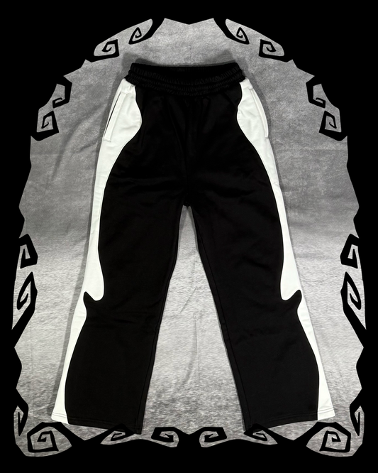 ETERNAL AFFECTION BONE SWEATPANTS - BLACK