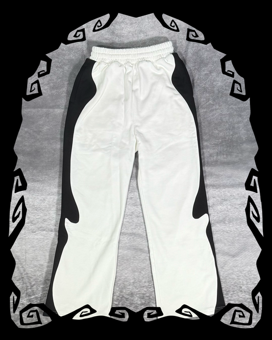 ETERNAL AFFECTION BONE SWEATPANTS - WHITE