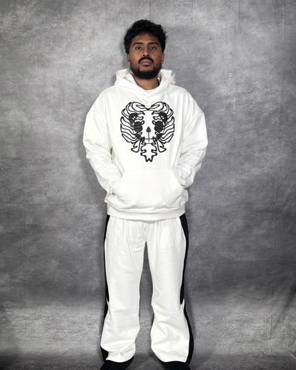 ETERNAL AFFECTION BONE SWEATPANTS - WHITE