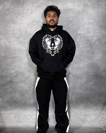 ETERNAL AFFECTION BONE SWEATPANTS - BLACK
