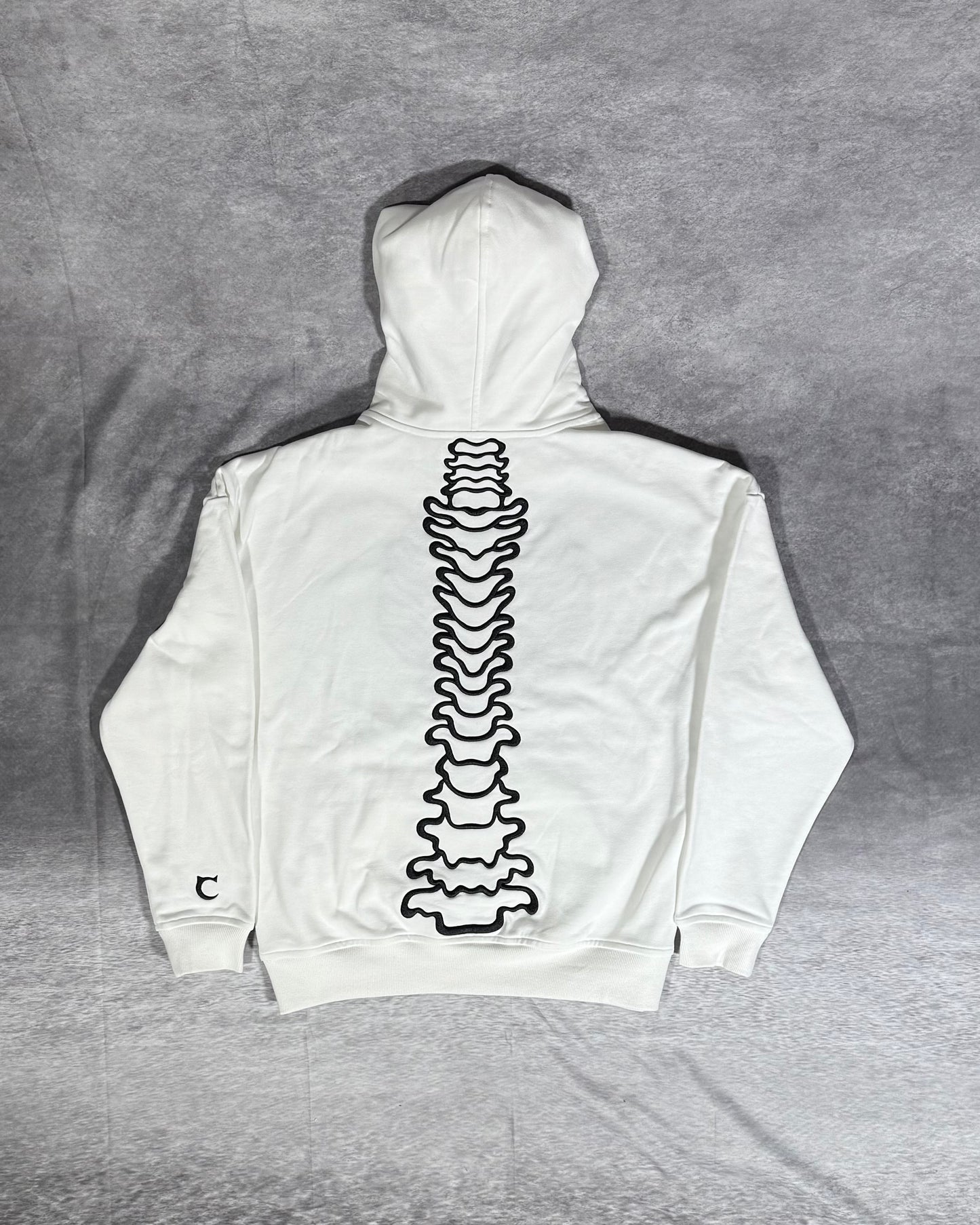 ETERNAL AFFECTION BONE HOODIE - WHITE